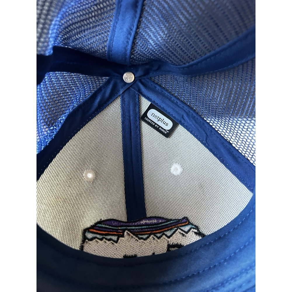 Patagonia Fitz Roy Bear Trucker Part Mesh SnapBack Embroidered Hat Cap - Picture 5 of 6